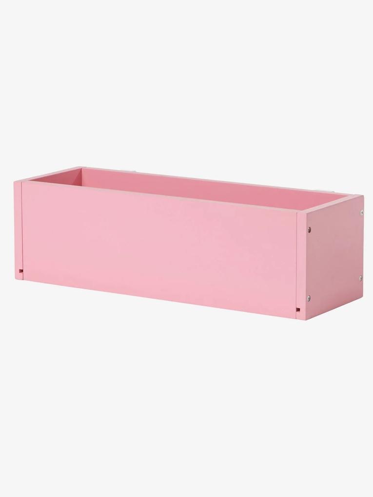 Caixa de arrumação para suspender rosa