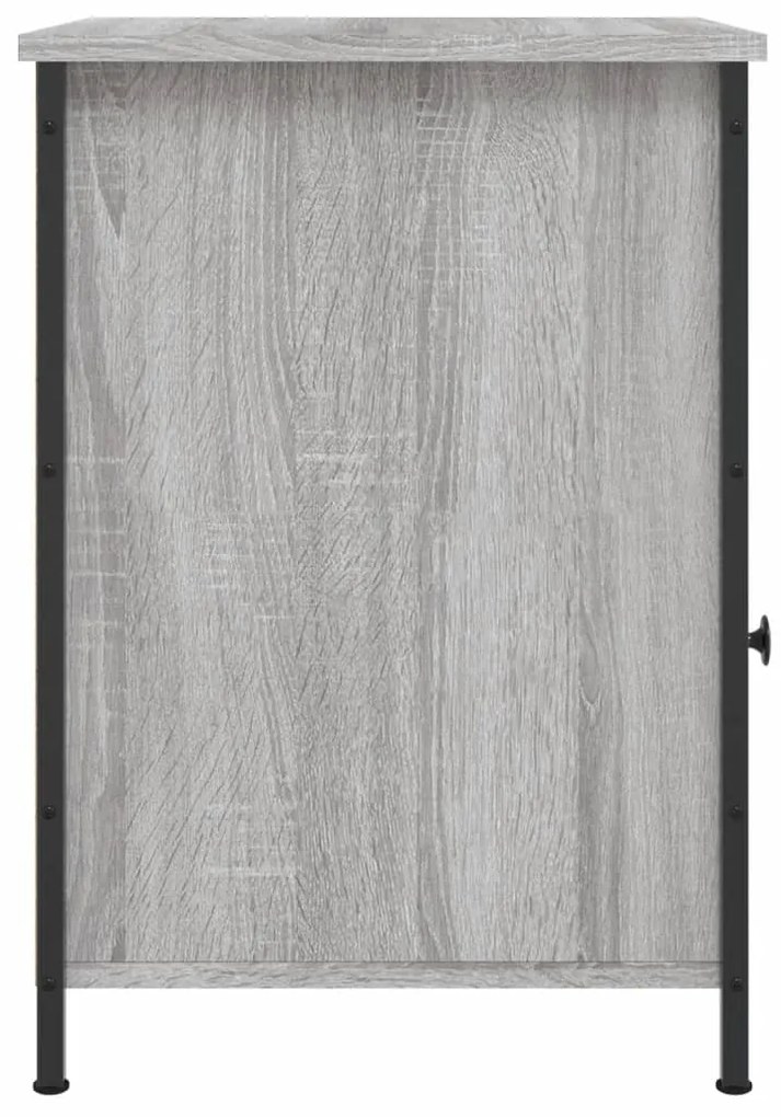 Mesas cabeceira 2 pcs 40x42x60cm deriv. madeira cinzento sonoma