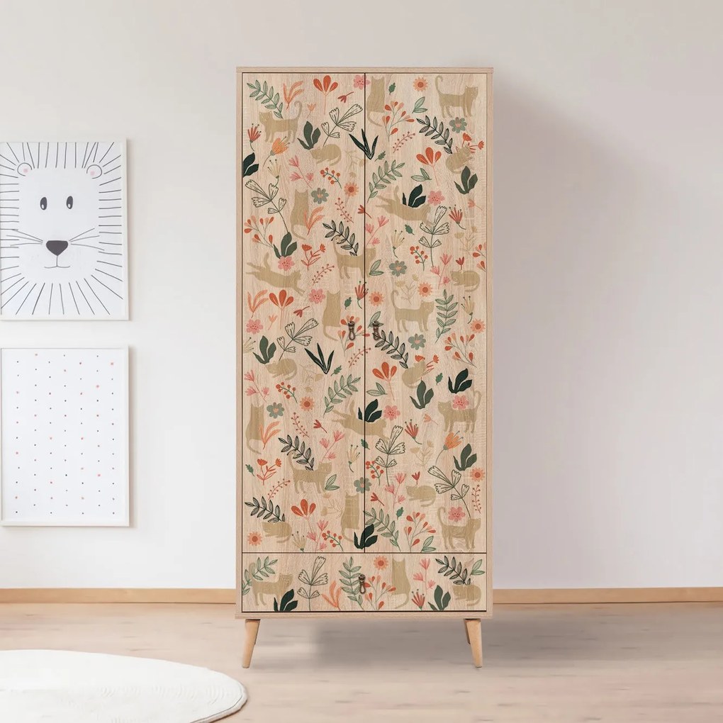 Guarda-roupa City – Multicolor – 80 cm x 190 cm x 45 cm