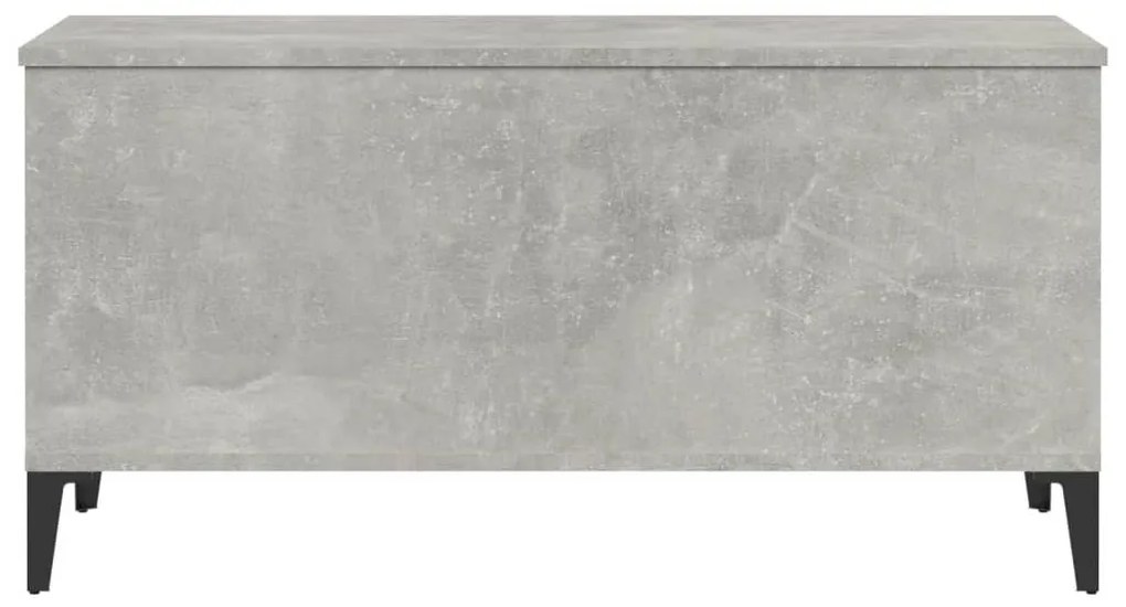 Mesa de centro 90x44,5x45 derivados de madeira cinzento cimento