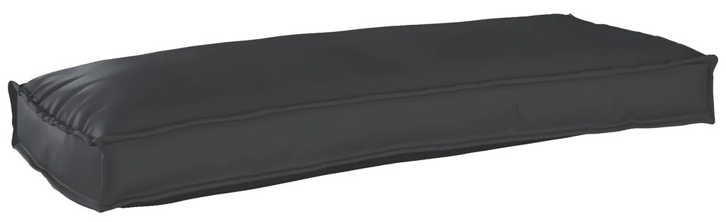 vidaXL Capa de Pallet para Banco Preta 100x40x8 cm Tecido Oxford