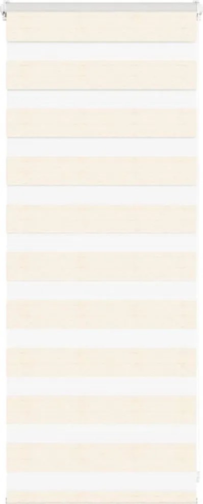 vidaXL Cortina de zebra 55x100 cm largura do tecido 50,9 cm poliéster