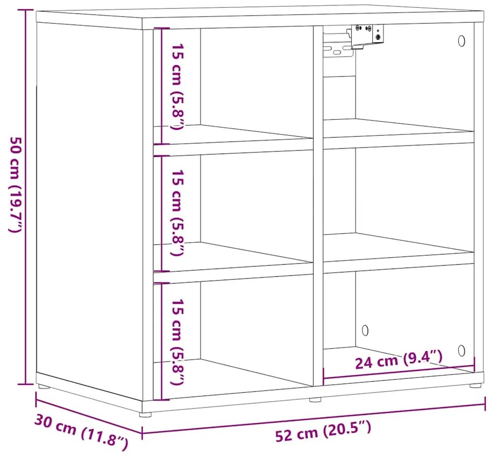 Sapateiras 2 pcs madeira velha 52x30x50 cm