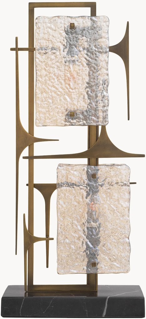 Candeeiro de mesa com base em mármore Zeno