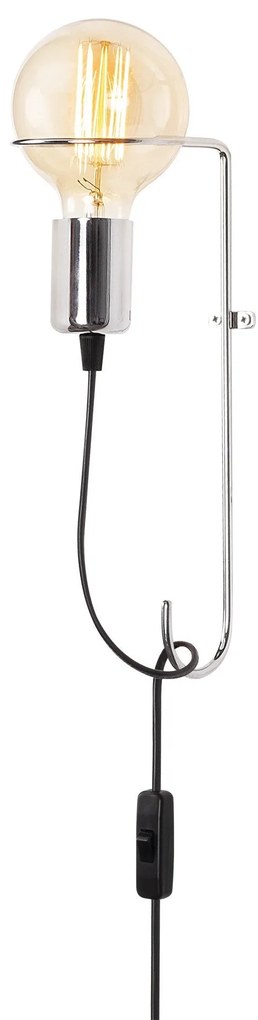 Candeeiro de Parede Pota – Cromado – 9 x 15 cm