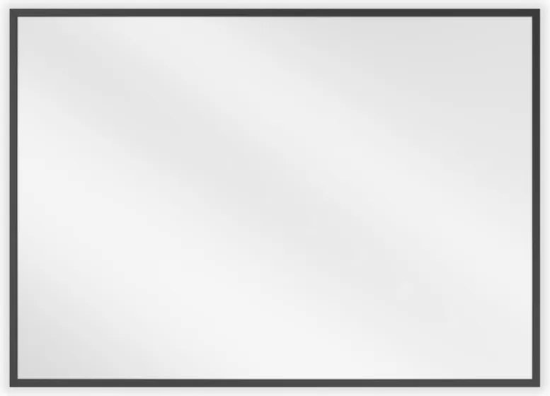 Mexen Loft espelho de casa de banho retangular 70 x 50 cm, moldura preta - 9852-070-050-000-70