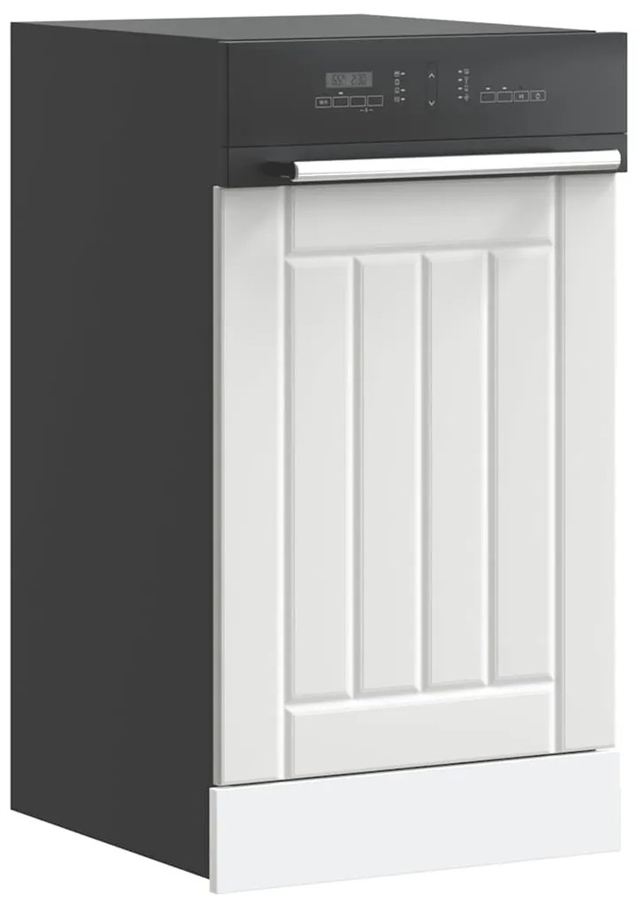 vidaXL Painel máquina lavar louça Lucca branco derivados de madeira