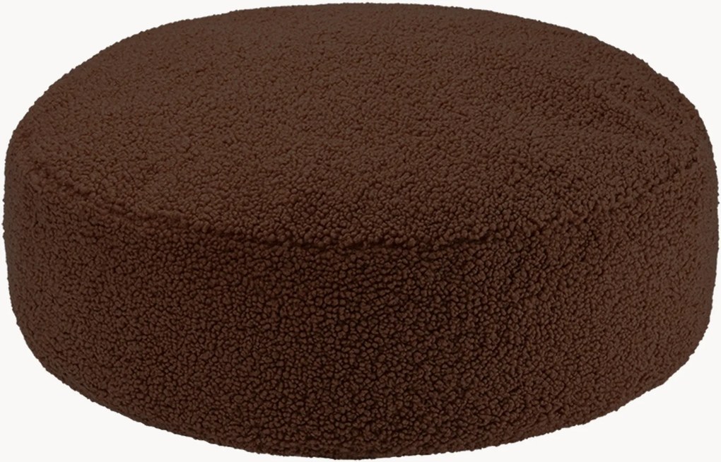 Pufe infantil em teddy Sugar, Ø 65 cm
