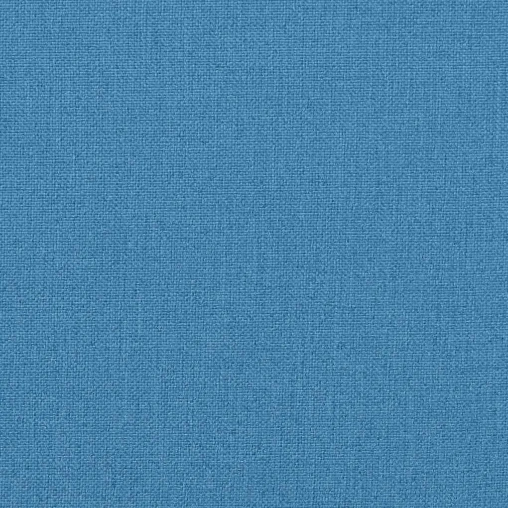 Almofadões de paletes 3 pcs mesclado tecido azul