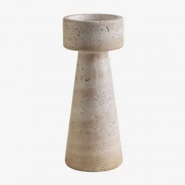 Candelabro Em Cimento Aumont ↑25 Cm - Sklum