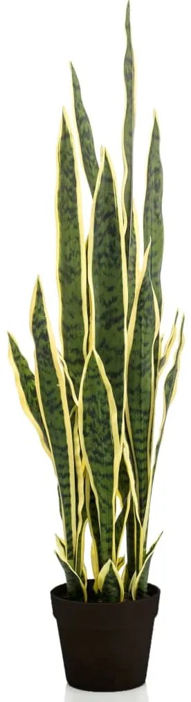 Planta artificial Sanseveria em vaso plástico 97 cm