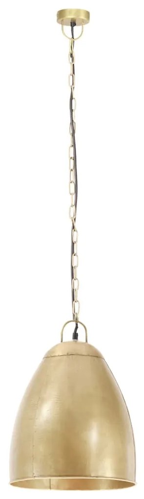 Candeeiro suspenso industrial redondo 25 W 32 cm E27 bronze