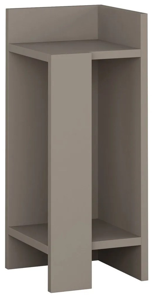 Mesa de Cabeceira Elos Right – Light Mocha – 25x60x27 cm