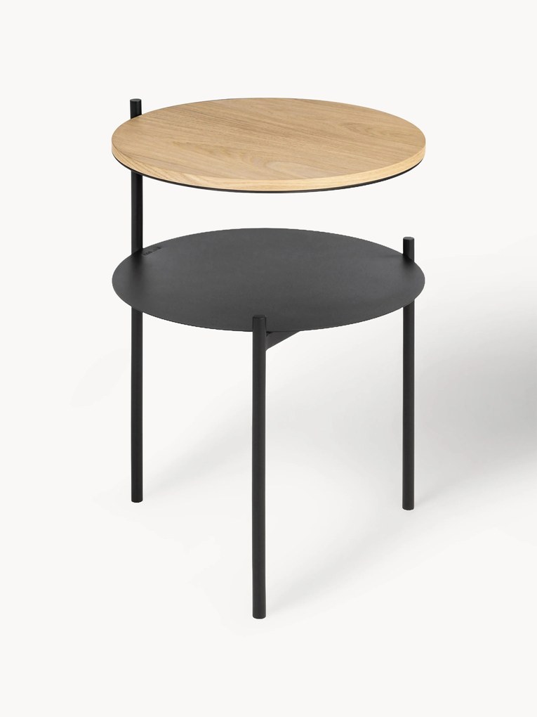 Mesa de apoio redonda em madeira Tu