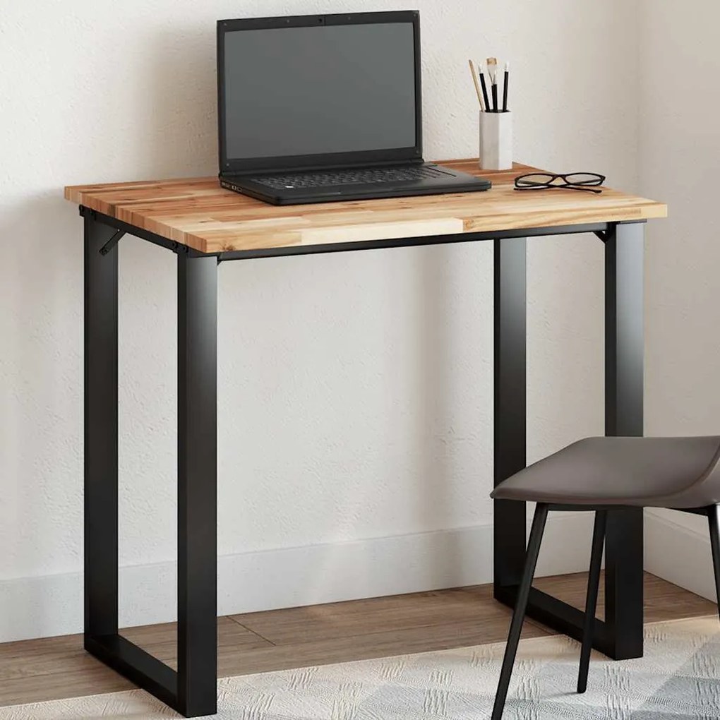 vidaXL Tampo de mesa retangular 100x60x2 cm madeira de acácia maciça