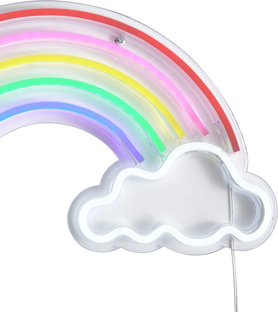 Candeeiro de parede néon multicolorido incl. LED - Rainbow