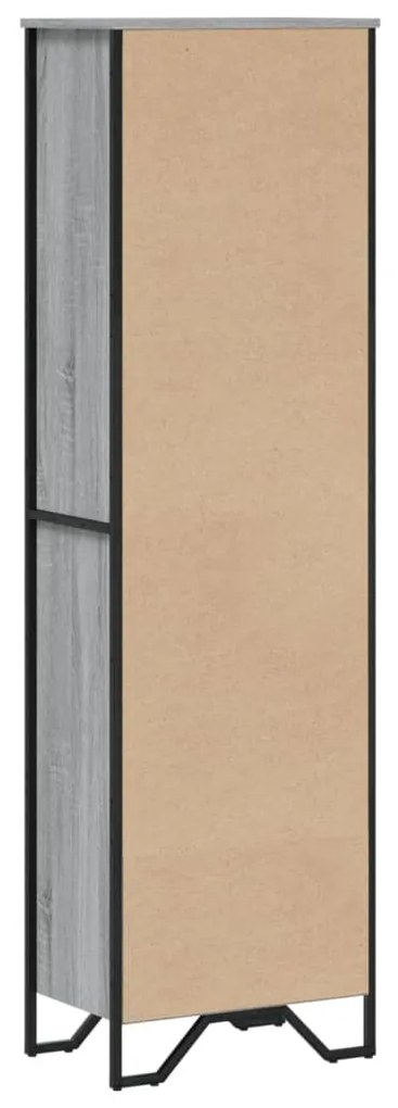 Estante 50x31x169 cm derivados de madeira cinzento sonoma