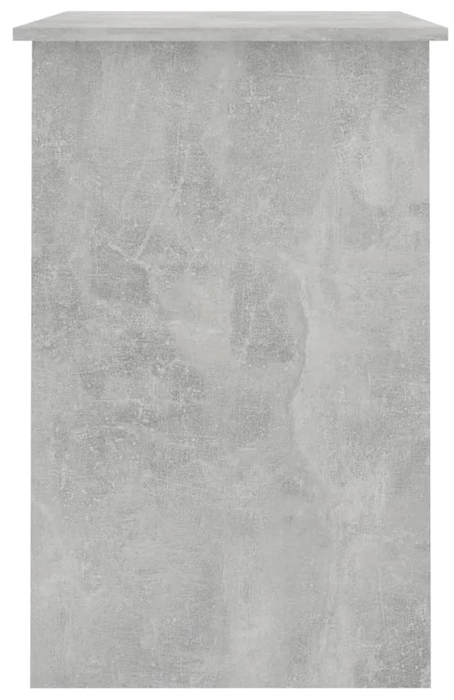 Secretária 100x50x76 cm derivados de madeira cinzento cimento