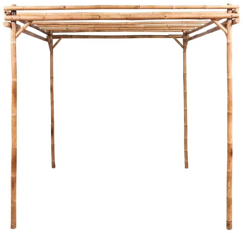 Pérgola de bambu 170x170x220 cm