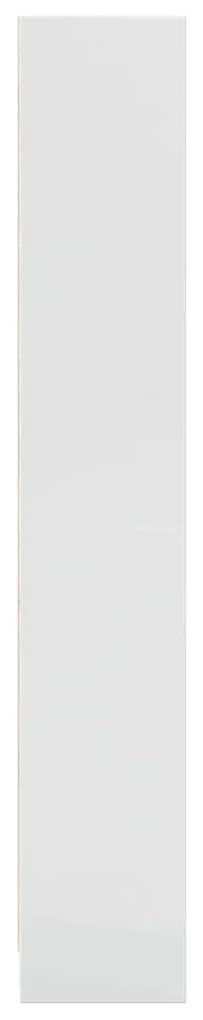 Estante 60x24x143 cm derivados de madeira branco brilhante