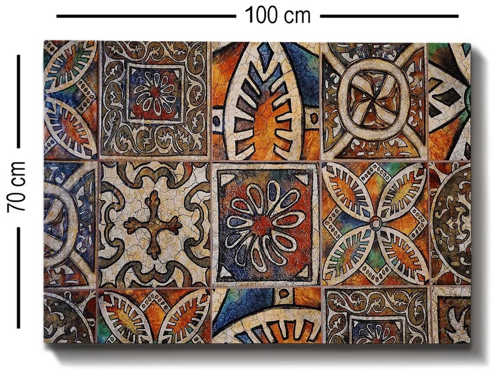 Tela Decorativa 332685647 – Multicolor – 70 x 100 cm