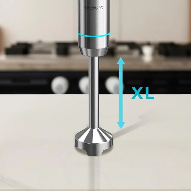 Varinha mágica Power Neutron 1100MAX com potência máxima de 1100 W, tecnologia Crossblades com lâminas de 4 folhas com revestimento de titânio preto,