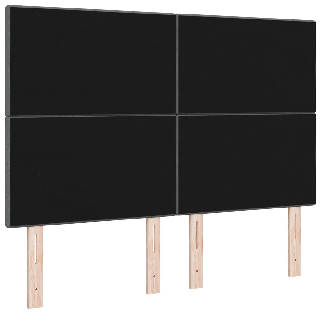Cabeceira Estofada Cinza Escuro da 140 cm