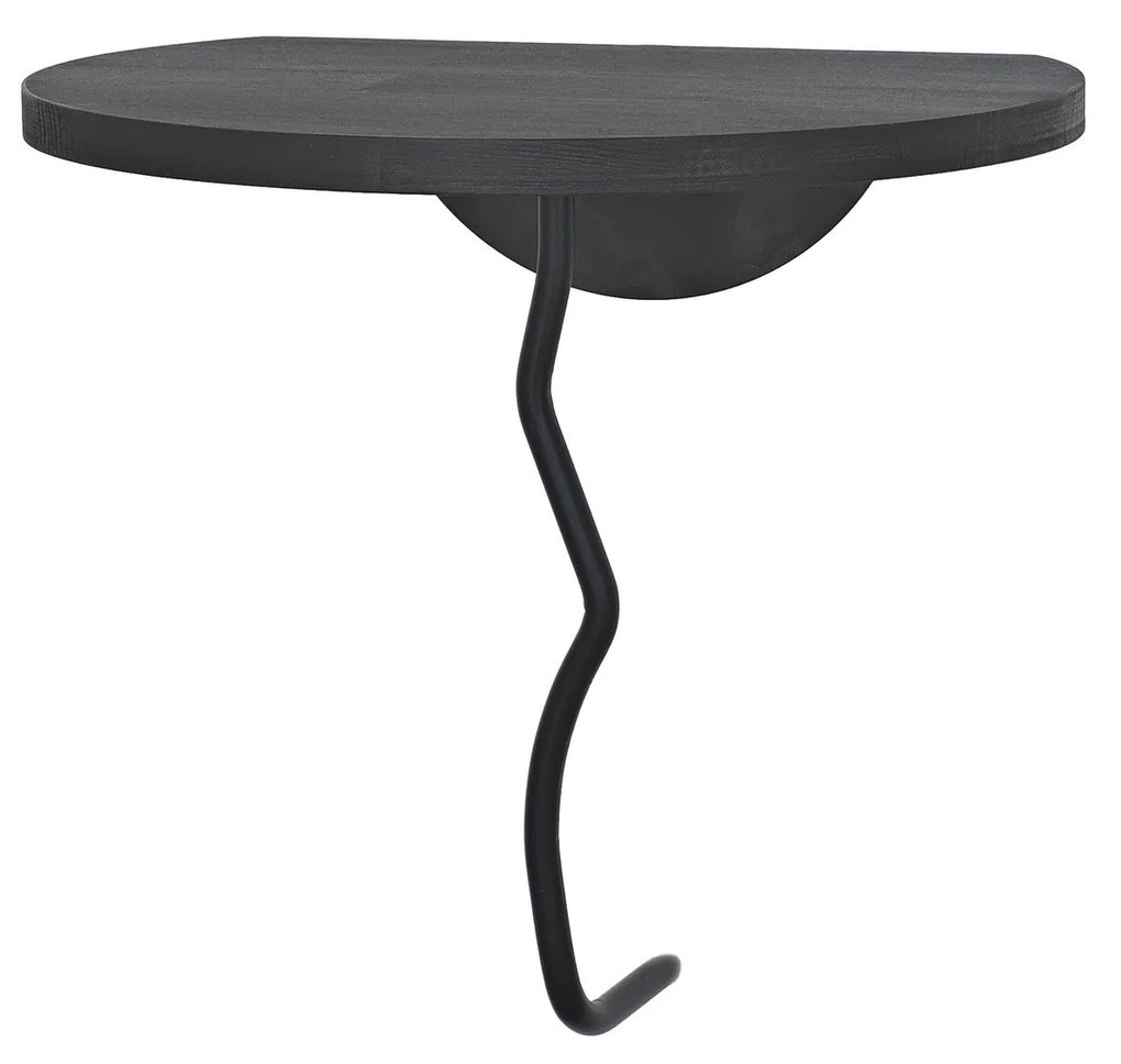 Prateleira Leo – Preto Antracite – 35x35 cm