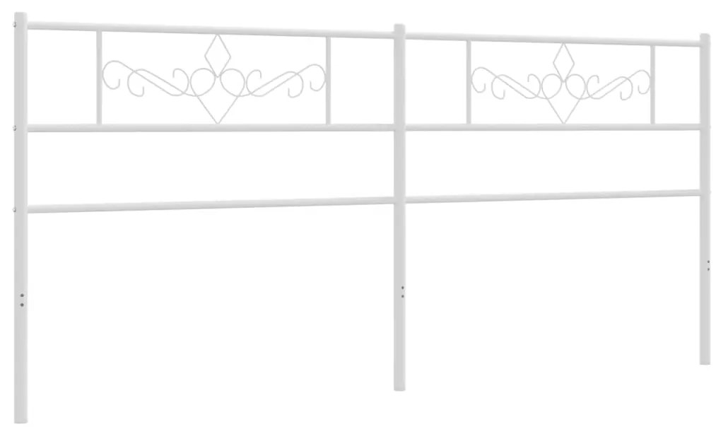 Cabeceira de cama 193 cm metal branco