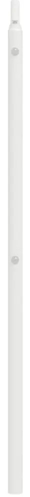 Cabeceira de cama 200 cm metal branco
