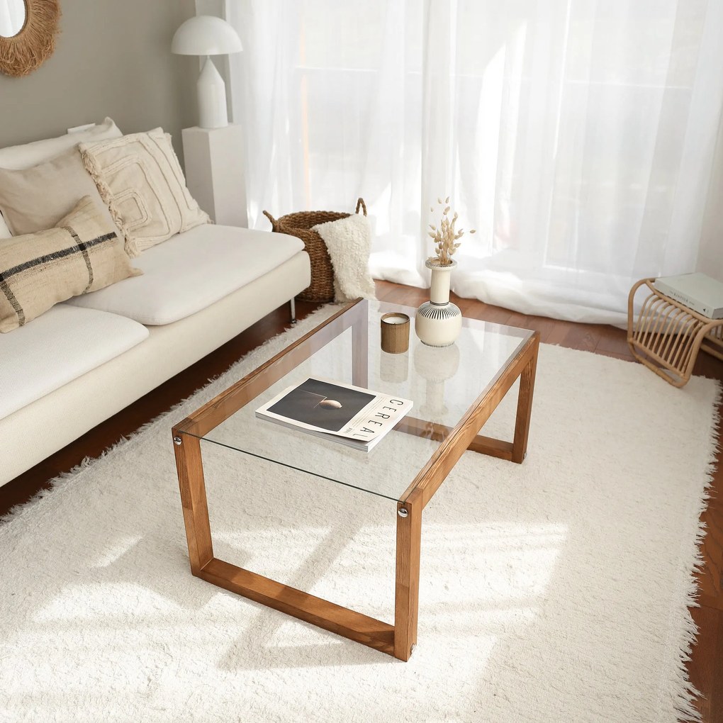 Mesa de Centro Via – Madeira – 85x40x55 cm