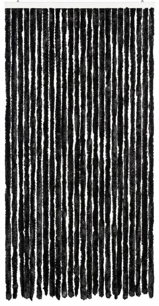 Cortina anti-insetos 100x200 cm chenille antracite