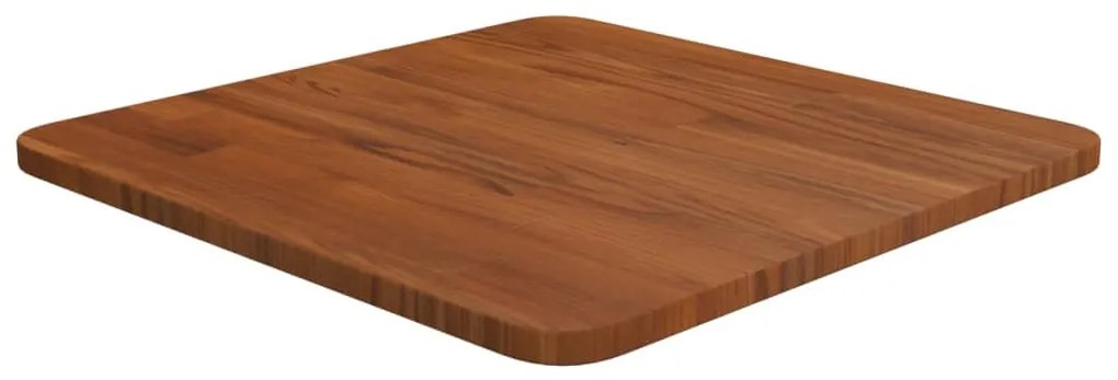 vidaXL Tampo mesa quadrado 40x40x1,5 carvalho tratado castanho-escuro