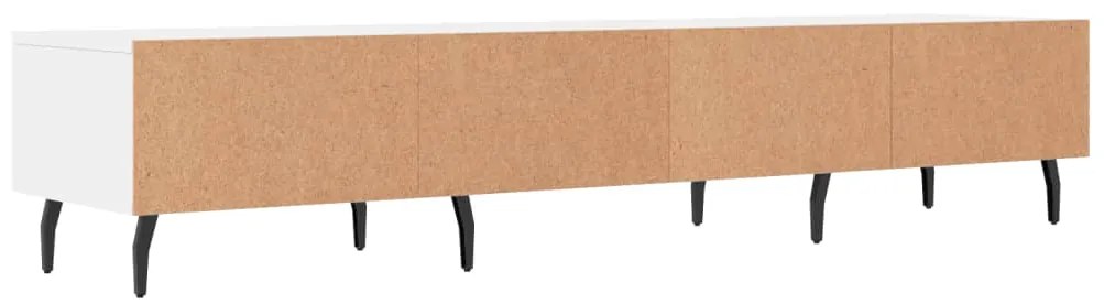 Móvel de TV 150x36x30 cm derivados de madeira branco