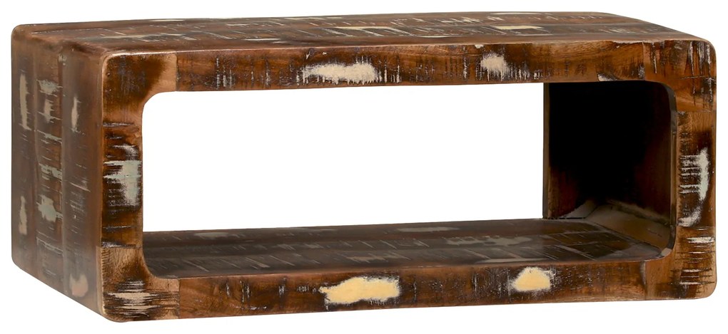vidaXL Cabinet de TV Multicolorido 60x30x25 cm Madeira Reaproveitada Maciça