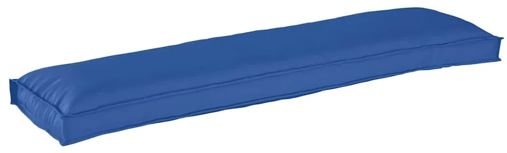 vidaXL Almofada de palete pra banco azul real 150 x 40 x 8 cm, feita em tecido Oxford.