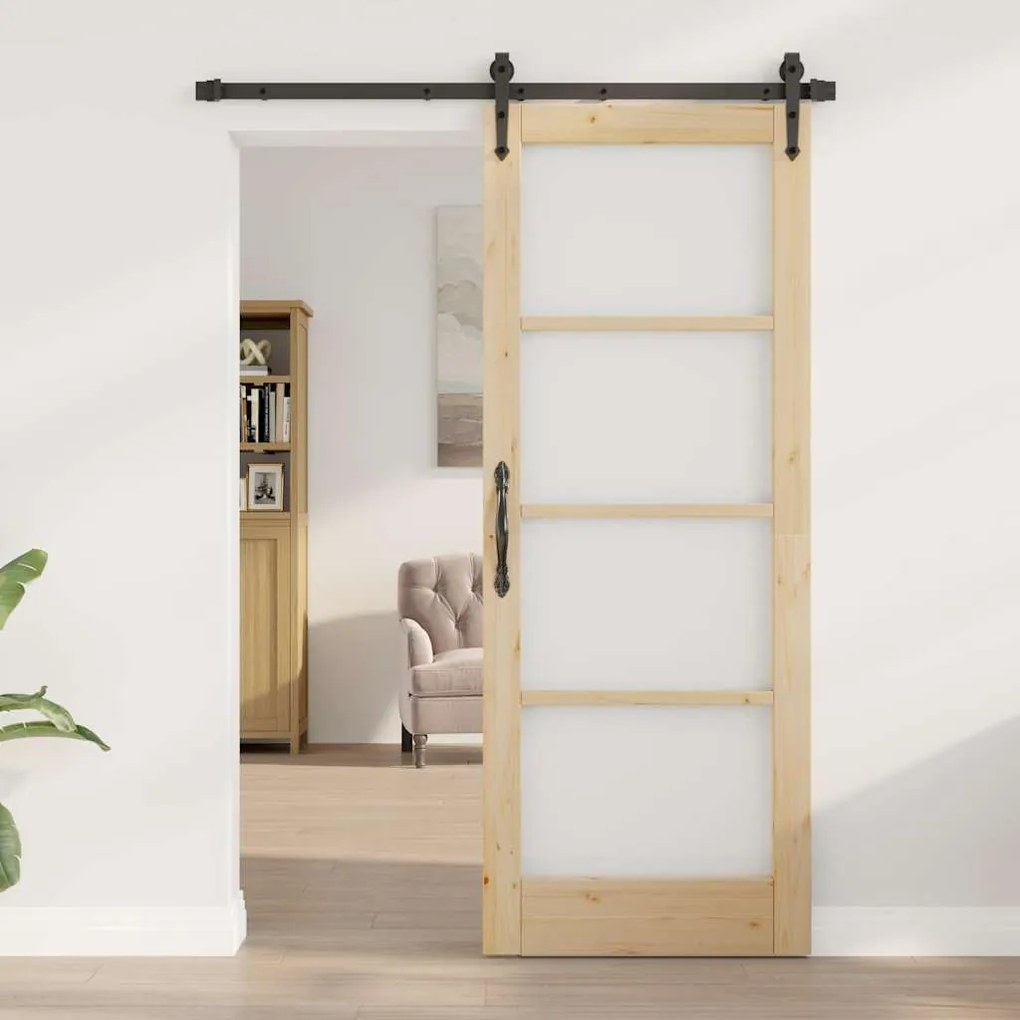 Porta Deslizante com Conjunto de Hardware 'ORKDAL'78x202 cm