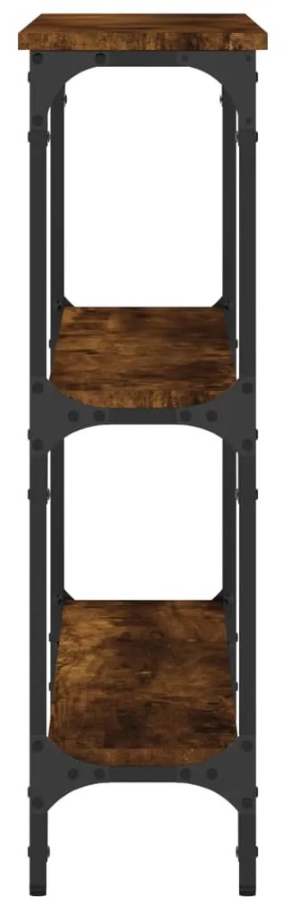 Mesa consola 100x22,5x75cm derivados de madeira carvalho fumado