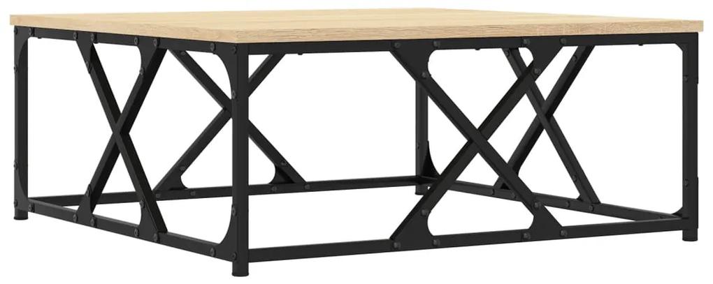Mesa de centro 70x70x30 cm derivados de madeira carvalho sonoma