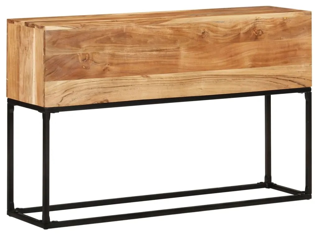 Mesa consola 120x30x75 cm madeira de acácia maciça