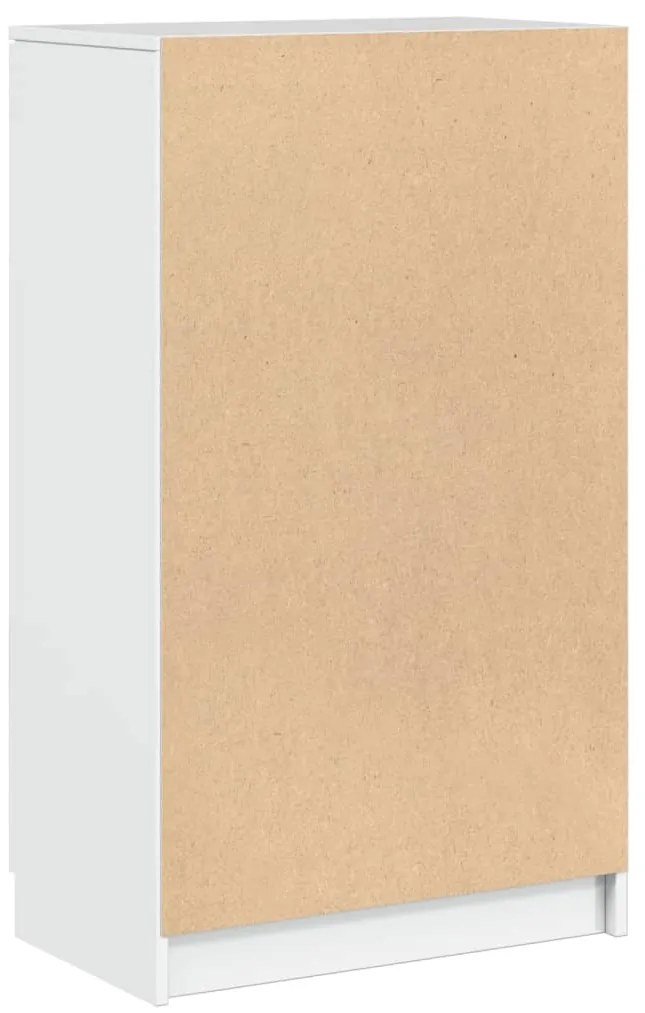 Sapateira 59x35x100 cm derivados de madeira branco brilhante
