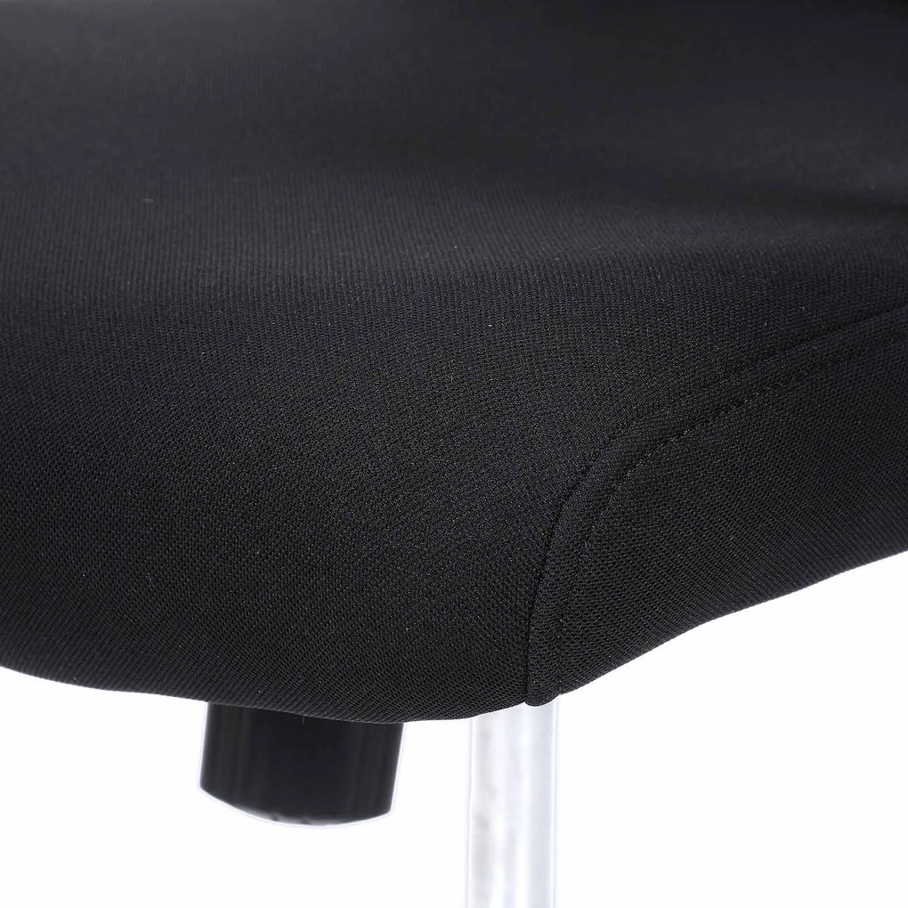 Cadeira escritorio giratória com encosto em rede preta