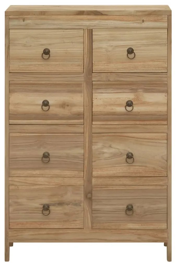Móvel de gavetas 55x30x90 cm madeira de teca maciça