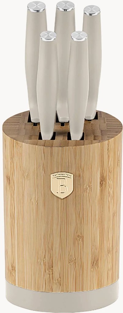 Facas de cozinha com suporte Sahara, conjunto de 6