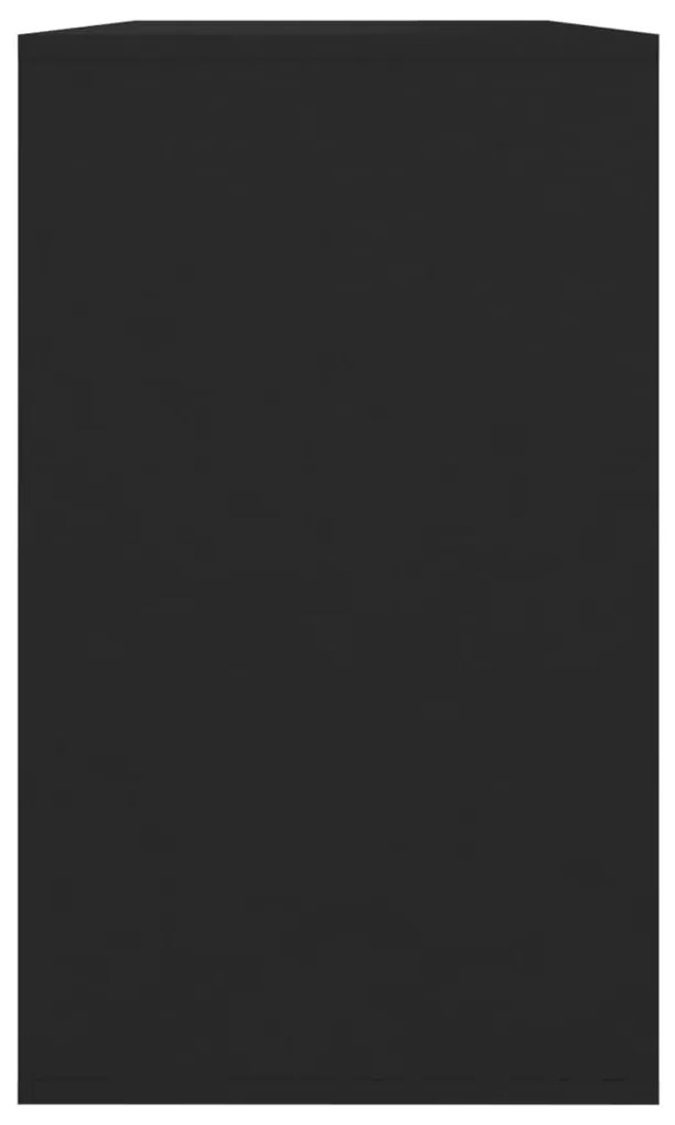 Aparador 120x41x75 cm aglomerado preto