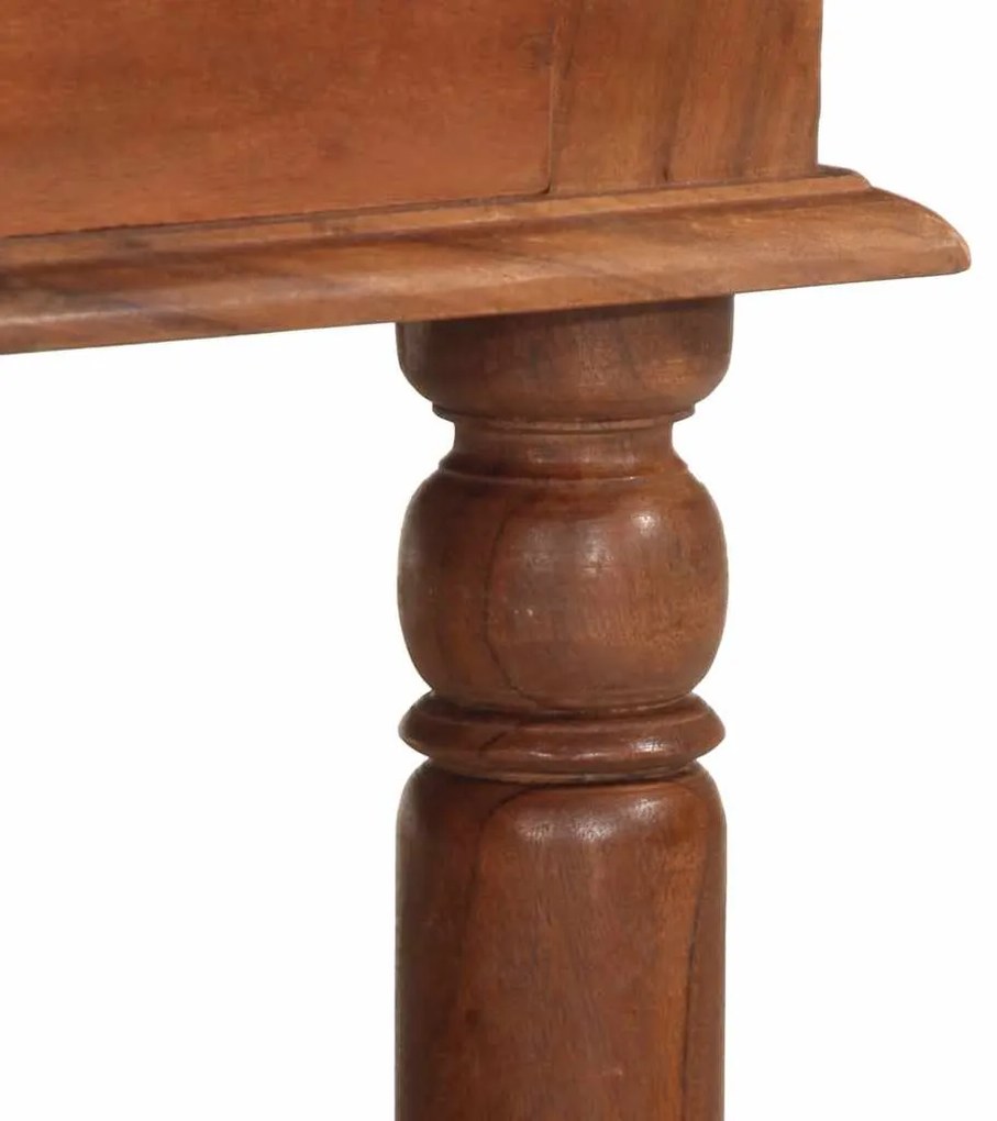 Mesa de centro 110x60x40 cm madeira maciça de acácia