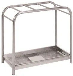 Porta Guarda-chuvas em Inox Escovado A450 X F500 X L250mm