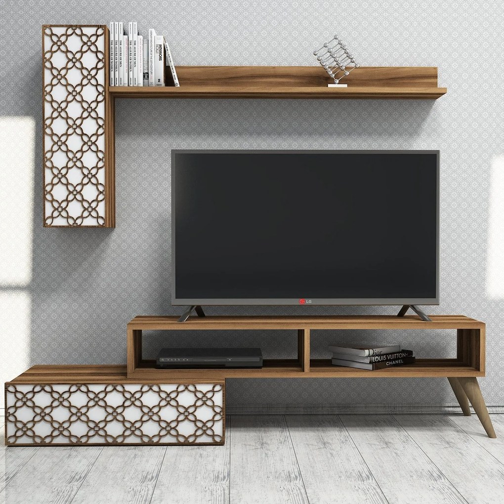 Unidade TV Planet – Nogueira Branca – 150x37,8x37,2 cm