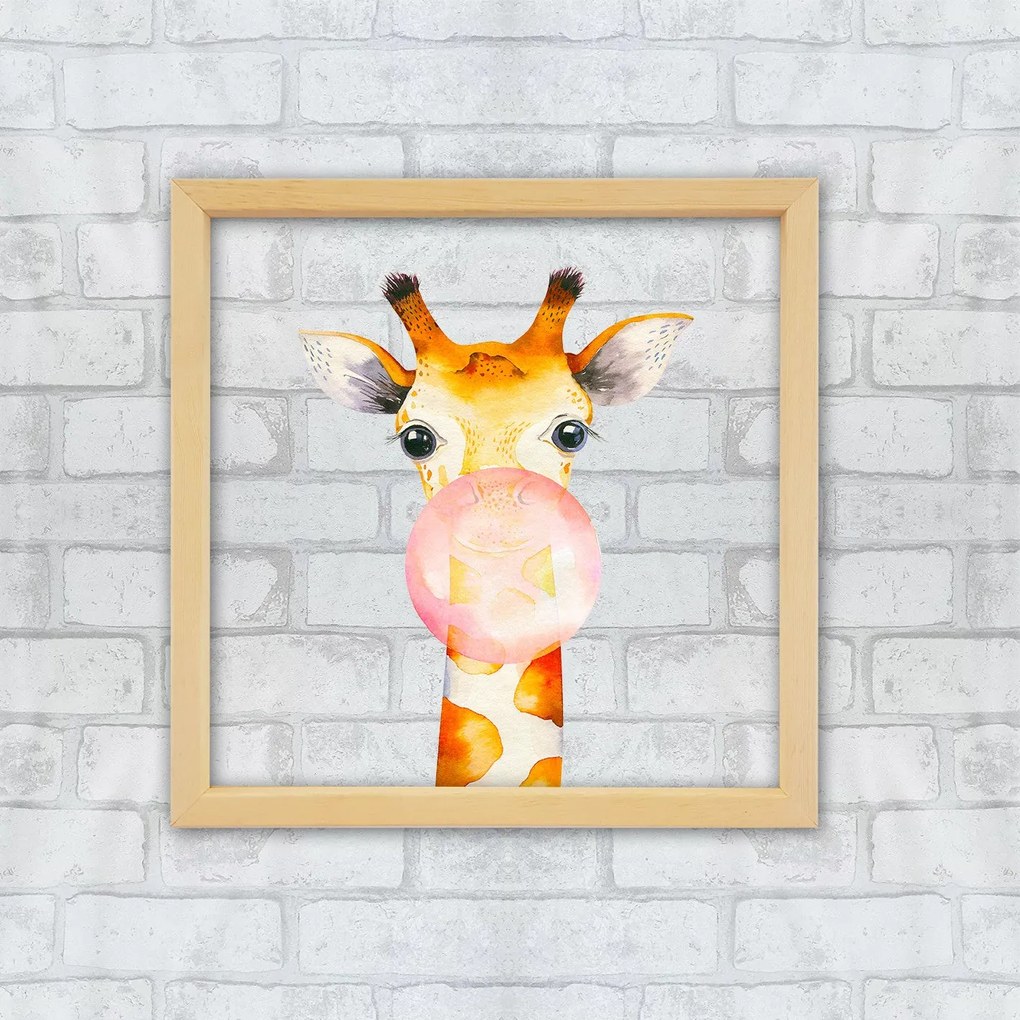 Quadro Decorativo emoldurado Cam13855653232 – Multicolor – 32 x 32 cm