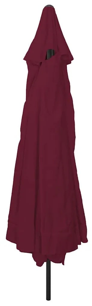 Guarda-sol 39,5 x 24,5 polegadas na cor Bordeaux Red
